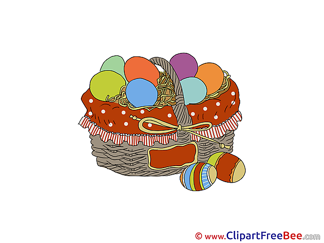 Basket Eggs Clip Art download Easter