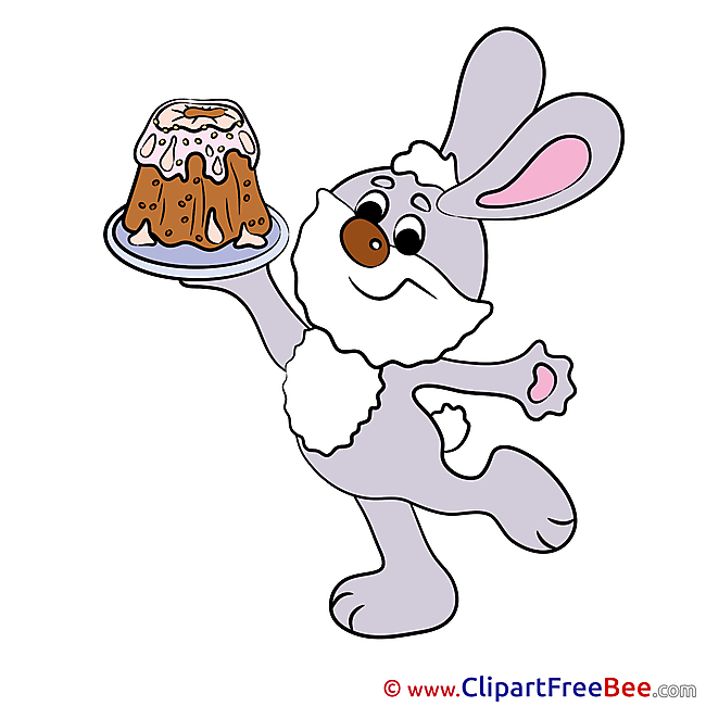 Cake Hare Pics Easter free Cliparts