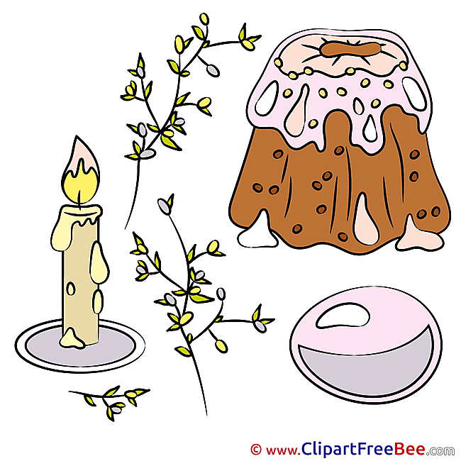 Candle Cake Pics Easter free Cliparts