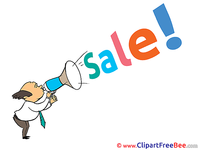 Loudspeaker Sale Business Illustrations for free