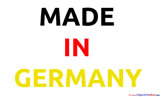 Made in Germany Business Clip Art for free