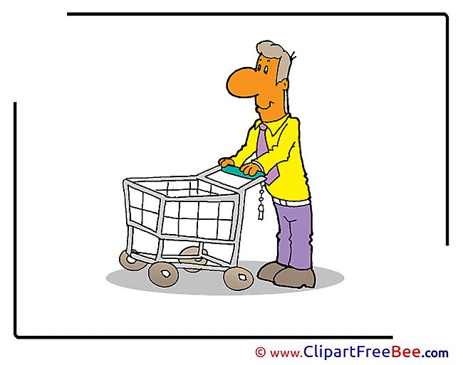 Pushcart Man download Clipart Business Cliparts