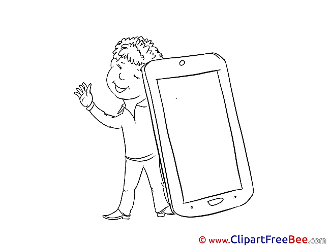 Cellphone Cliparts Finance for free
