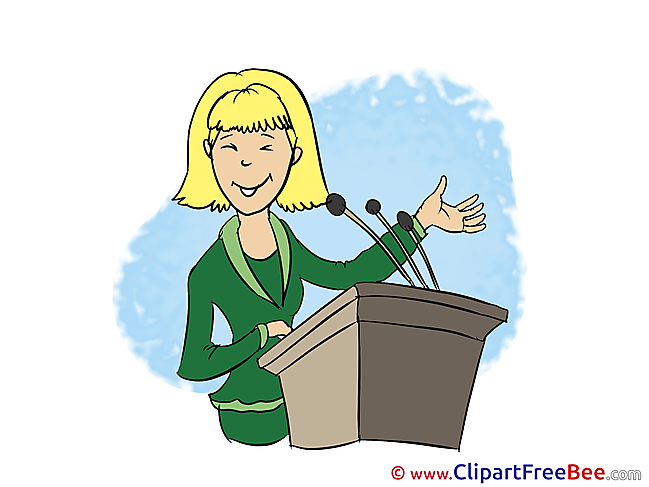 Woman Politician Cliparts Finance for free