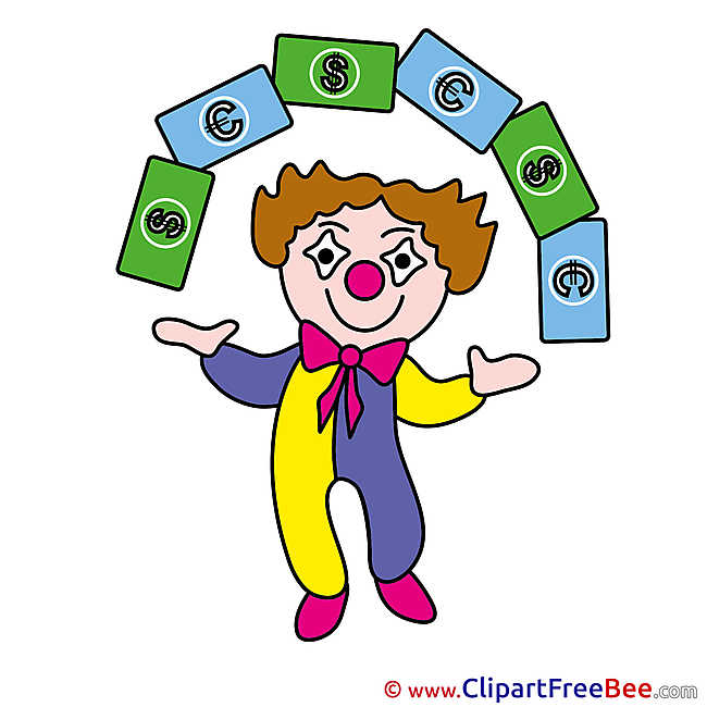 Clown Pics Money free Image