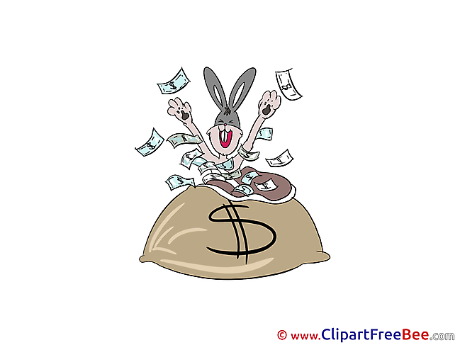 Hare Banknotes Cliparts Money for free