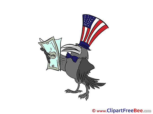 Raven Dollars free Illustration Money