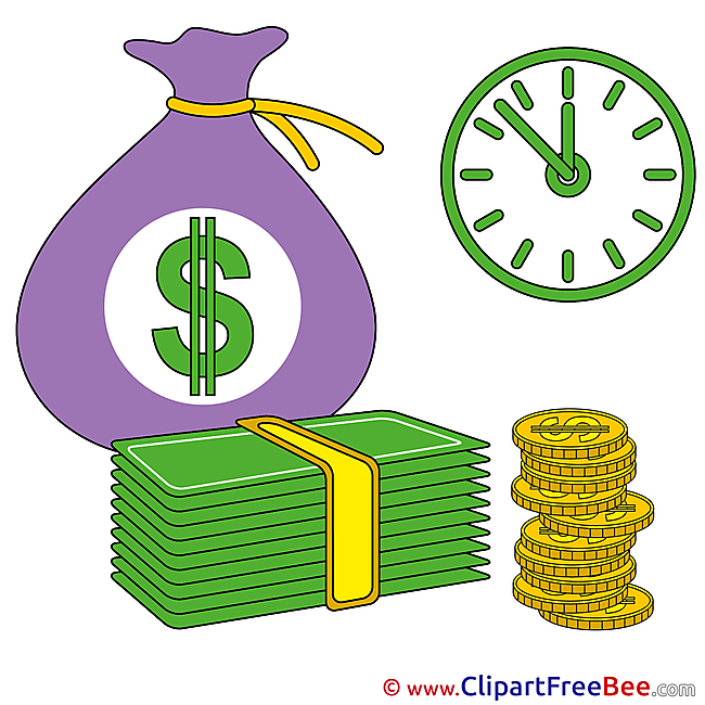 Time Finances free Cliparts Money
