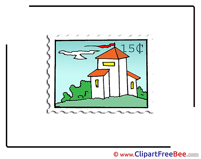Postage Stamp Clip Art download for free