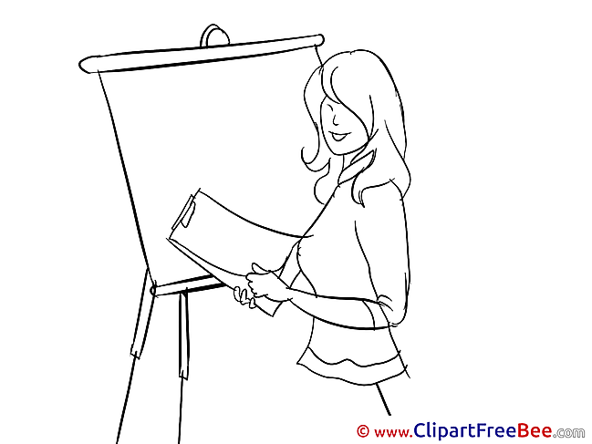 Presentation Woman free printable Cliparts and Images