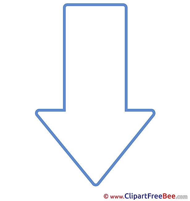 Down Arrow Clipart Presentation free Images