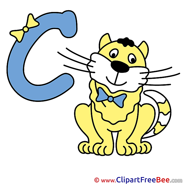 C Cat Pics free Illustration Alphabet