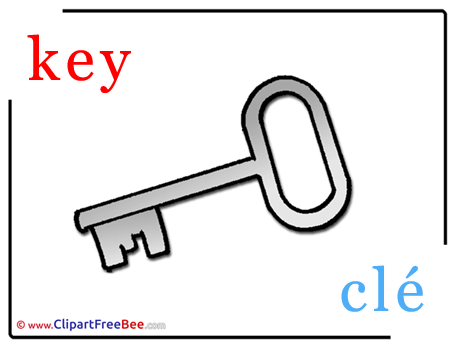 Key Cle Alphabet download Illustration