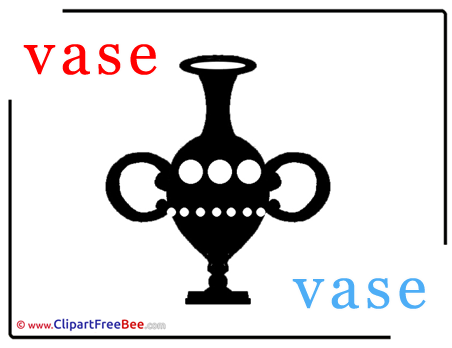 Vase Clipart Alphabet Illustrations