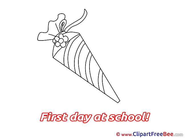 Cone download Clipart First Day at School Cliparts