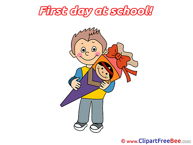 Gift Boy Pics First Day at School free Image