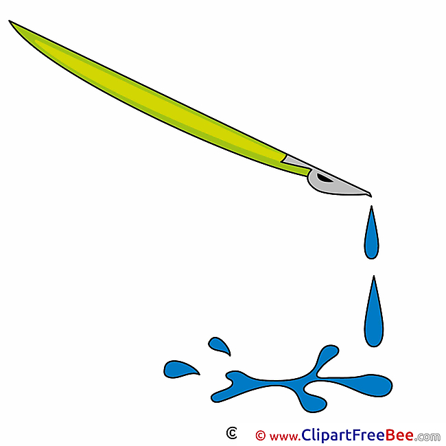 Ink Pen Clip Art download First Day at School