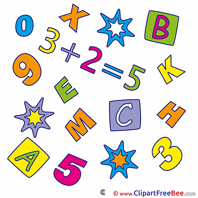 Math Arithmetic Clipart First Day at School free Images
