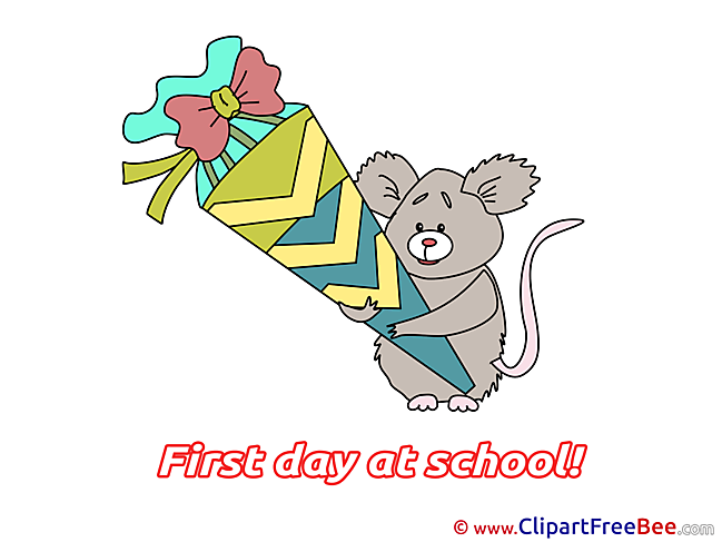 Rat Cone download Clipart First Day at School Cliparts