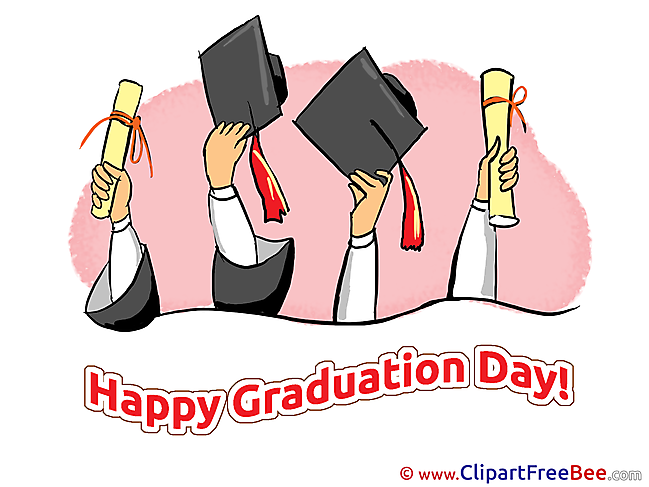 Academic Caps Clipart Graduation Illustrations