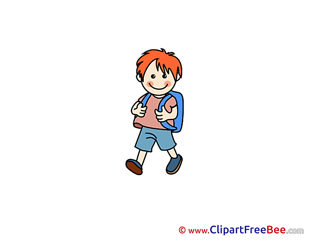 Boy Backpack download Clipart School Cliparts