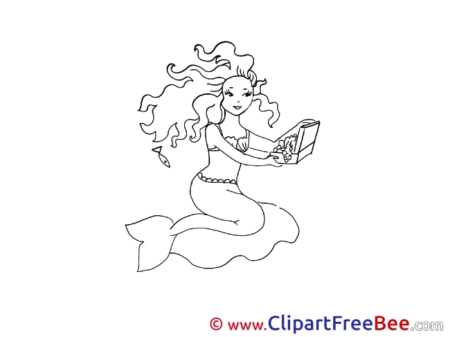 Image Mermaid Fairy Tale download Illustration