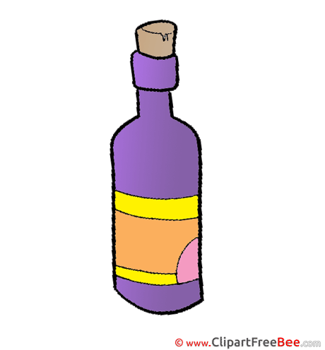 Bottle Wine Cliparts printable for free