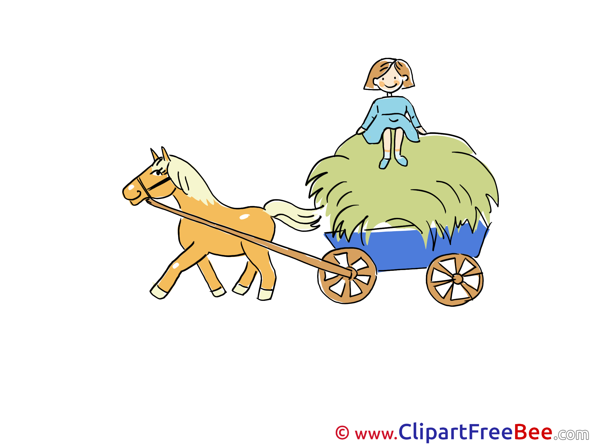 Cart Horse Clipart free Image download