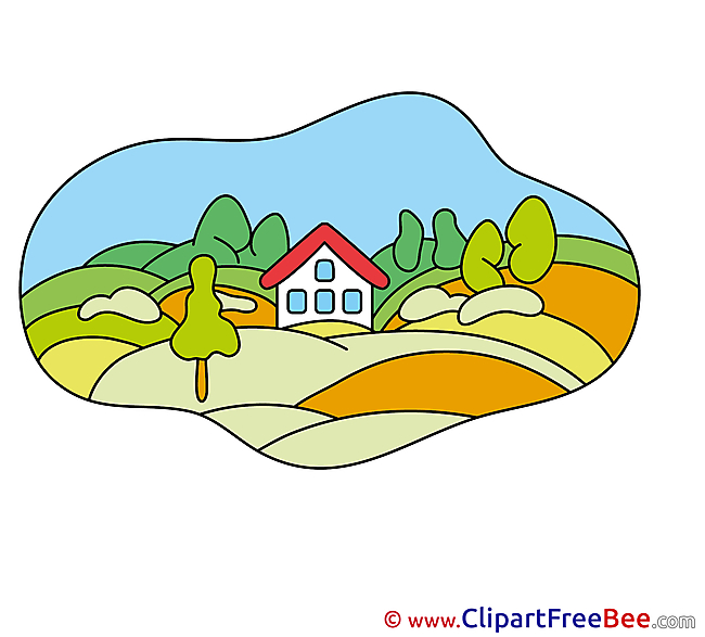 Farm House printable Images for download