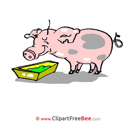 Food Pig Clipart free Illustrations