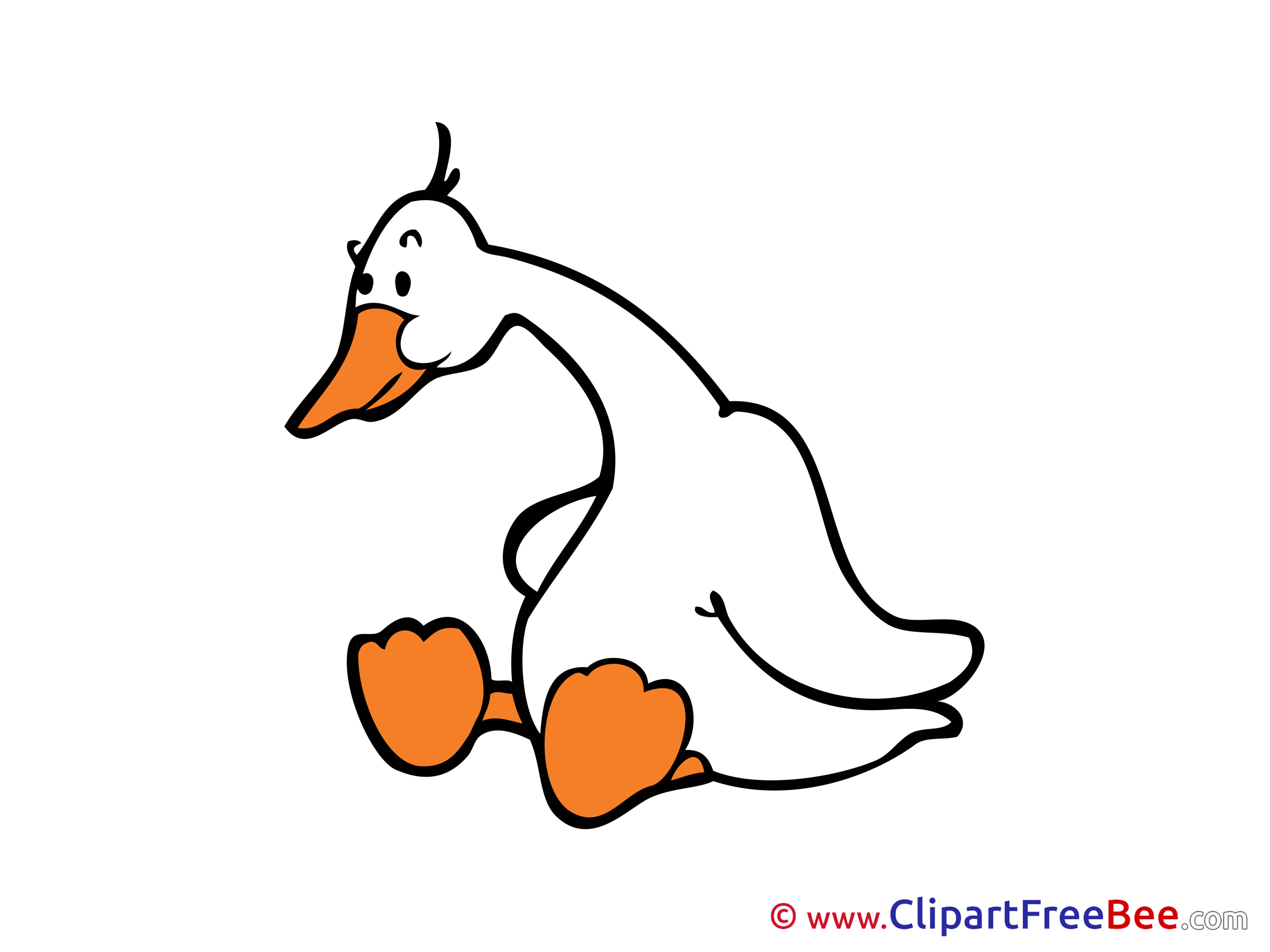 Goose Cliparts printable for free