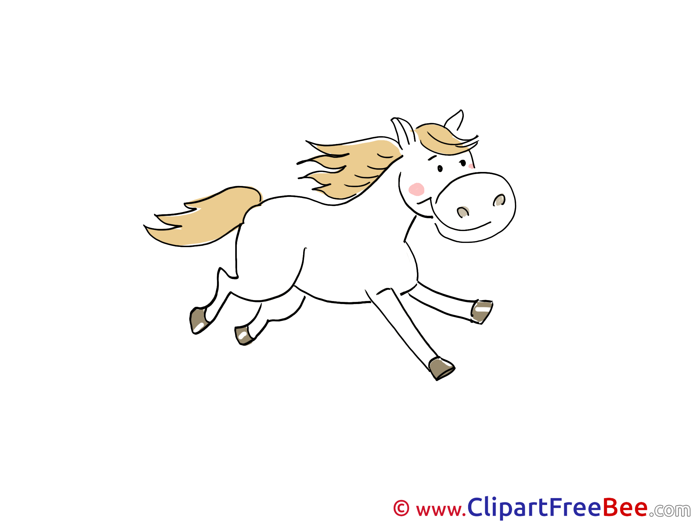 Horse printable Illustrations for free