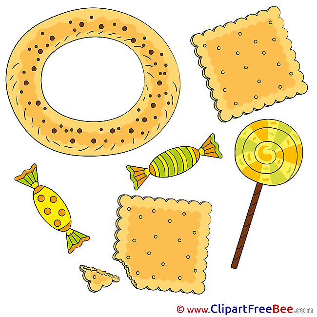 Cookies Candies free printable Cliparts and Images
