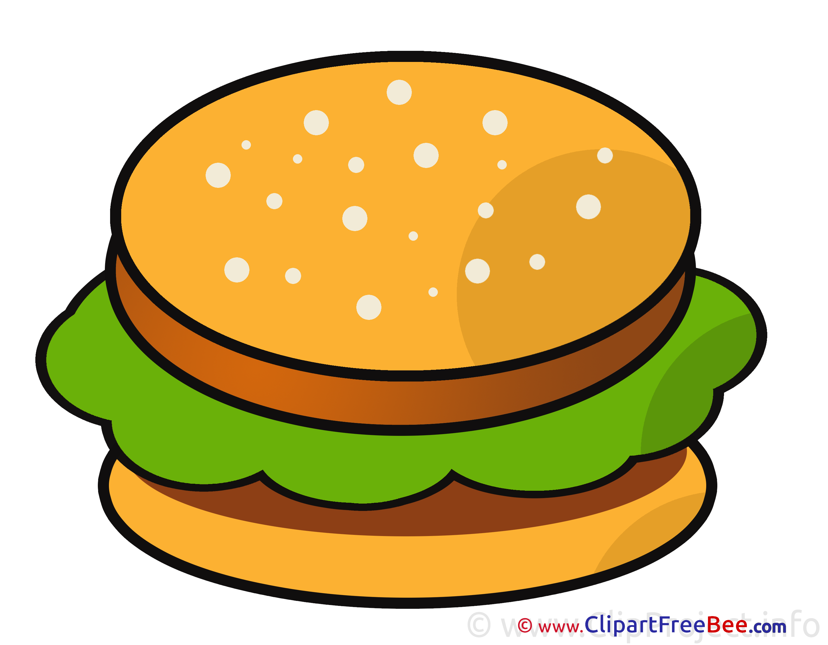 Hamburger Clipart free Illustrations