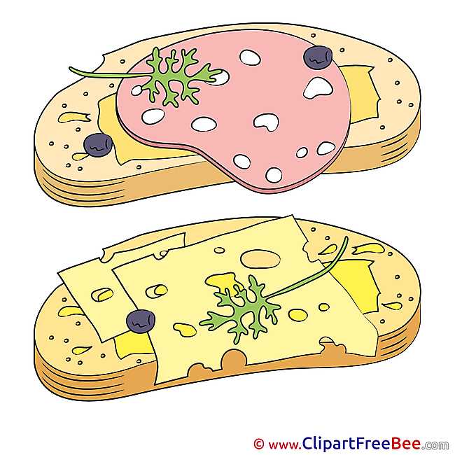 Sandwiches Cliparts printable for free