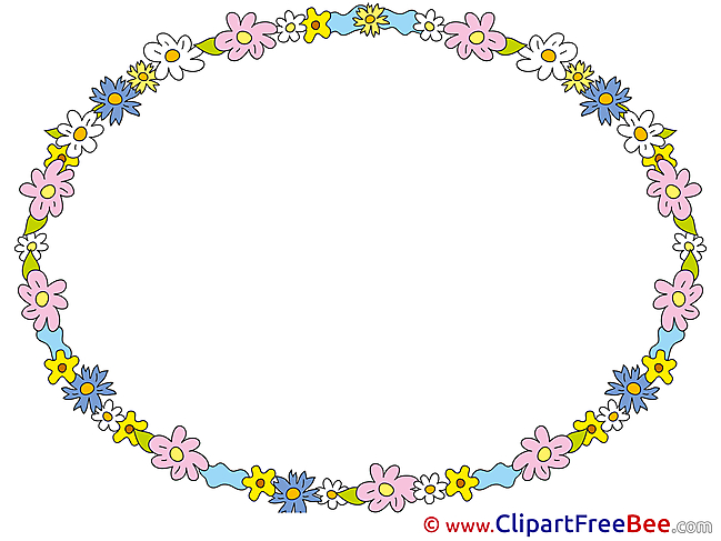 Oval Cliparts Frames for free