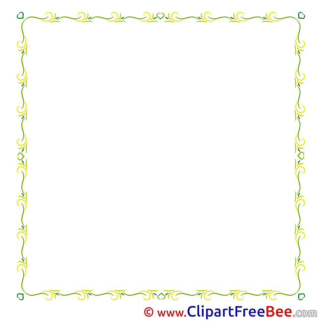 Yellow Clipart Frames Illustrations