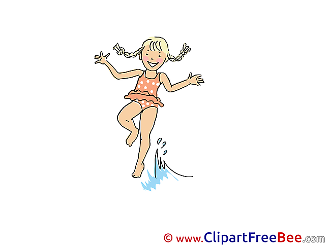 Swimming download Vacation Illustrations