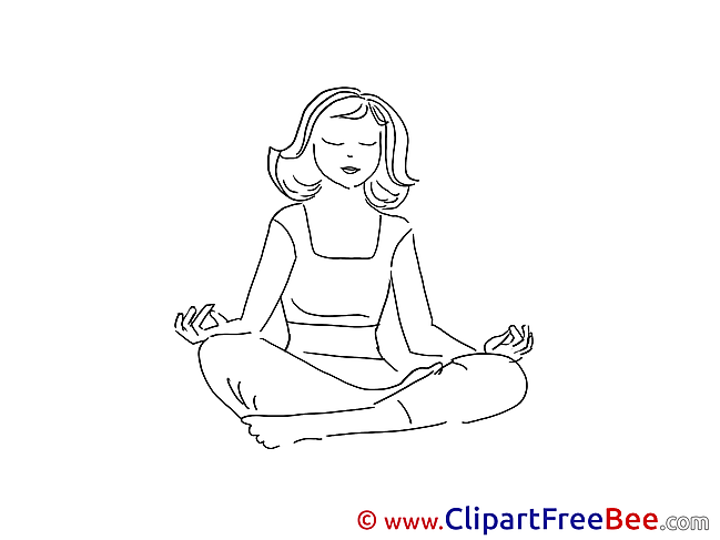 Yoga Vacation Clip Art for free