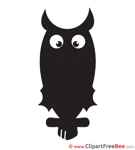 Bird Owl Cliparts Halloween for free