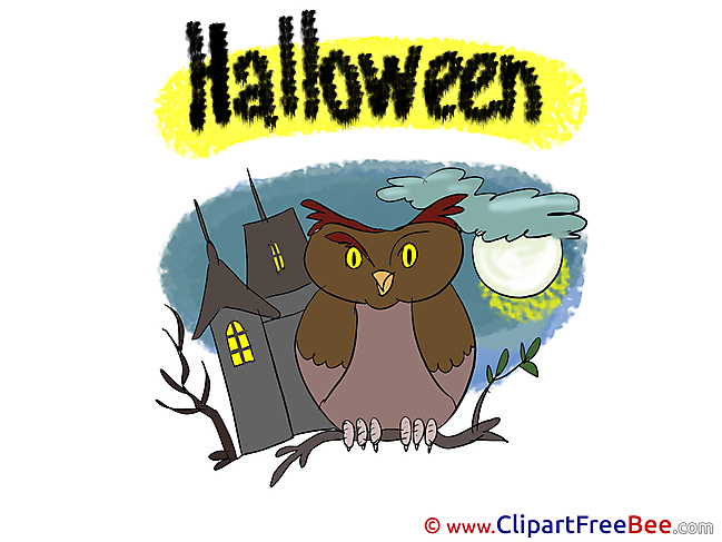 Owl Clipart Halloween Illustrations