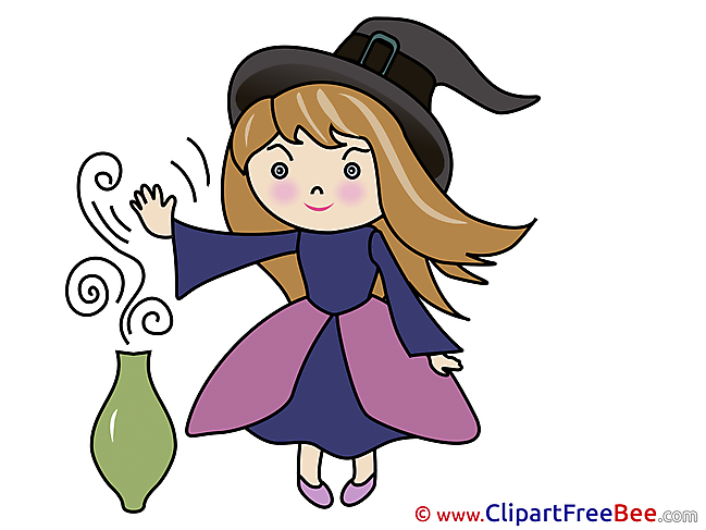 Potion Witch Halloween download Illustration