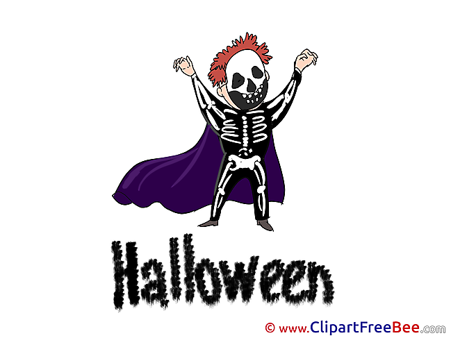 Skeleton free Cliparts Halloween