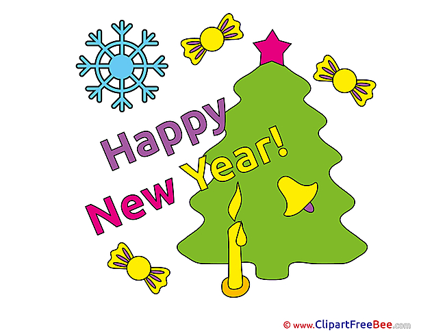 Download Tree Clipart New Year Cliparts