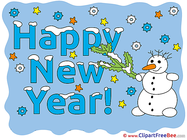 Free Snowman Illustration New Year