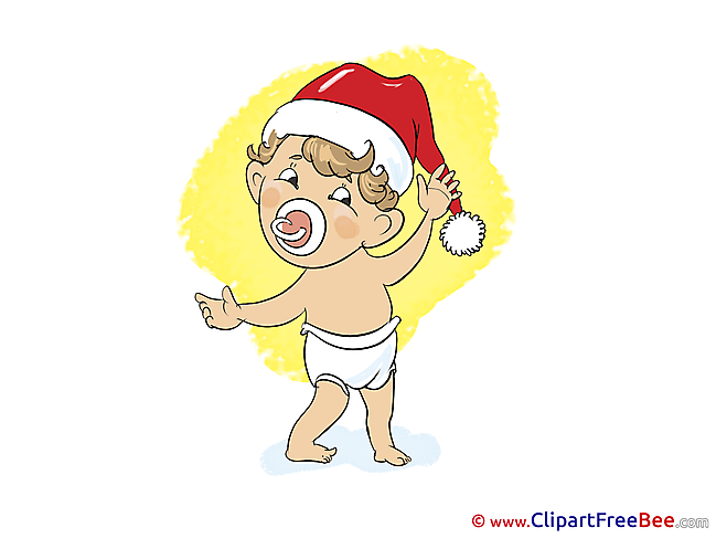 Kid free Cliparts New Year