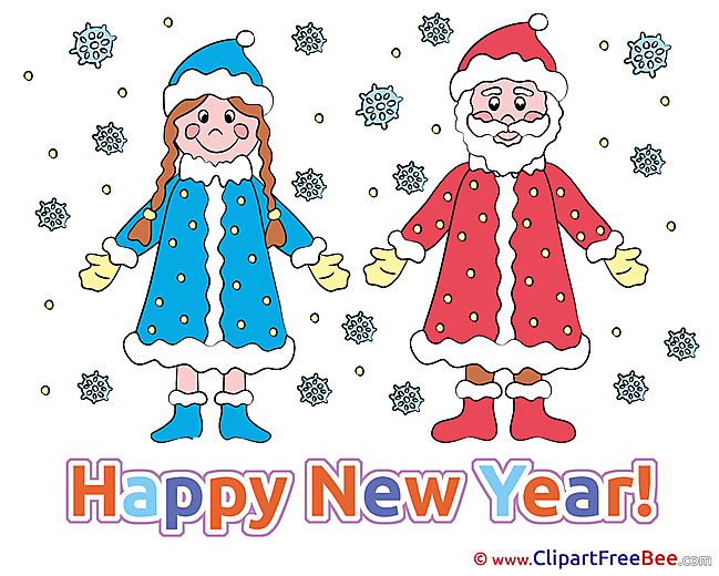 Maiden Santa Claus download Clipart New Year Cliparts