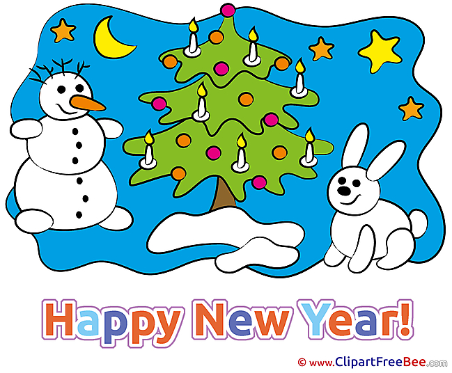 Merry Christmas printable New Year Images
