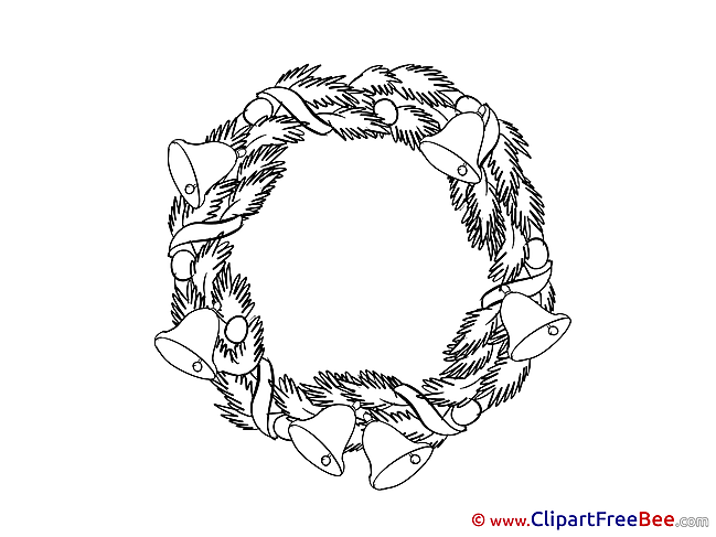 Wreath Clip Art download New Year