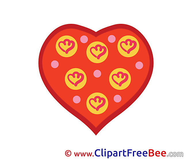 Hearts Love Clip Art for free